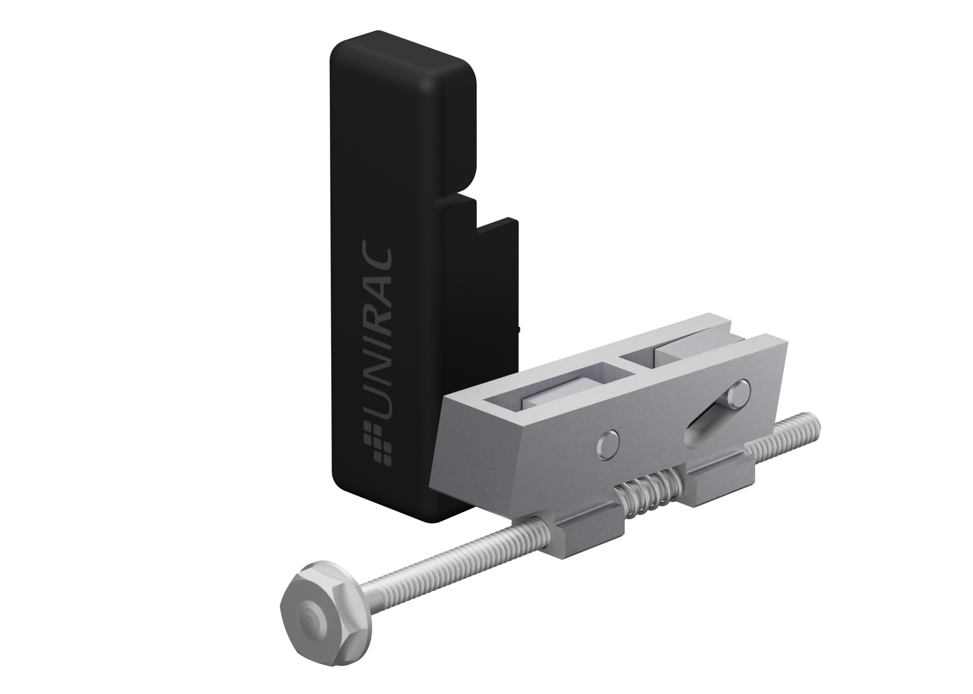 Unirac SolarMount Pro 302035M End Clamp with Rail End Cap